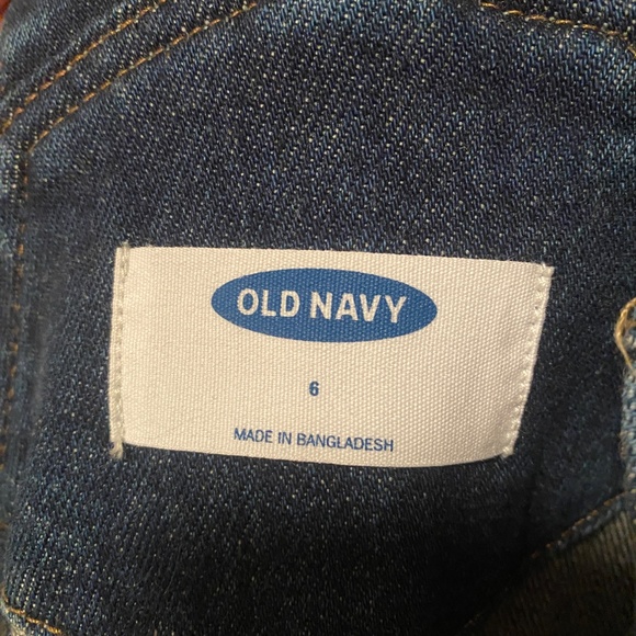 Old Navy Dark Blue Women Jeans Overalls - Picture 2 of 2